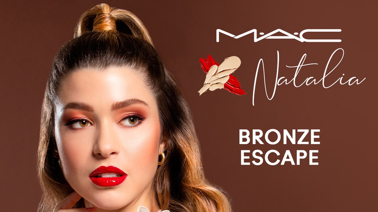 Natalia Paragoni tutorial makeup look Bronze Escape